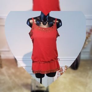 Vintage Beaded Blouse